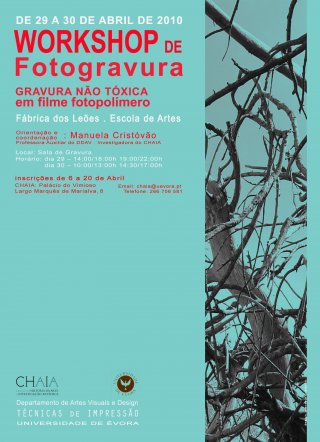 Workshop de Fotogravura